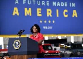 President Biden Visits Rouge Electric Vehicle Center